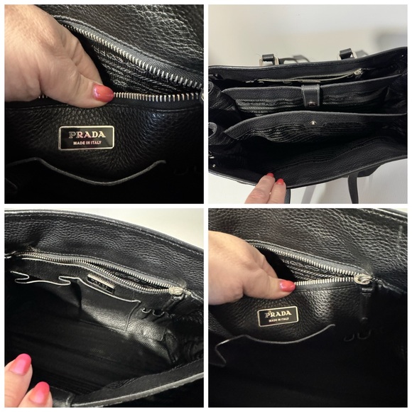 Authentic Prada Nylon & Leather Shoulder Bag - Picture 11 of 12